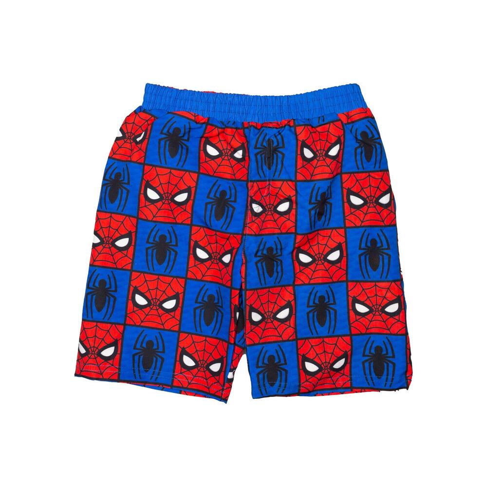 Spiderman Toddlers Boys Spiderman Print Swim Trunks Multicolor Size 4T 1970